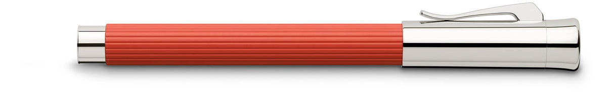 Graf von Faber-Castell Tamitio India Red 141772 - Pluma estilográfica (plumín EF, con caja de regalo y convertidor)