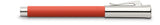 Graf von Faber-Castell Tamitio India Red 141772 - Pluma estilográfica (plumín EF, con caja de regalo y convertidor)