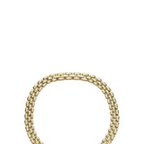 Fossil Pulsera de mujer de acero inoxidable con cierre desplegable