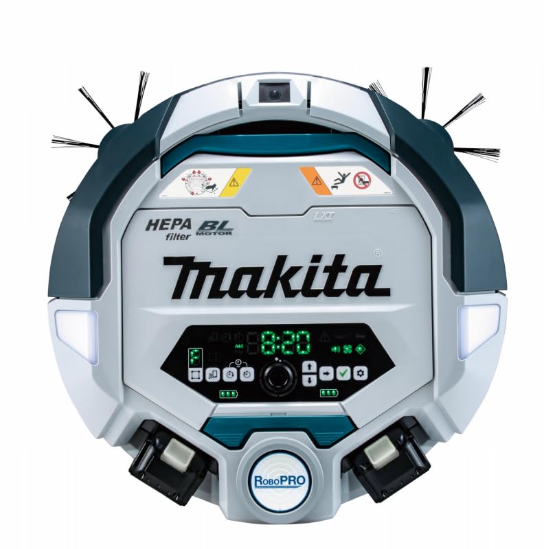 Makita DRC300Z - Limpiador robótico sin escobillas LXT de Iones de Litio de 18 V - Baterías y Cargador no incluidos