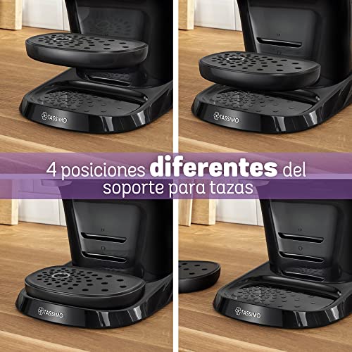 Bosch Hogar Máquina multibebida, Cafetera de cápsulas, Hasta 70 bebidas, OneTouch, Servicio individual, Personalización de bebidas, Filtración de agua, Color Negro