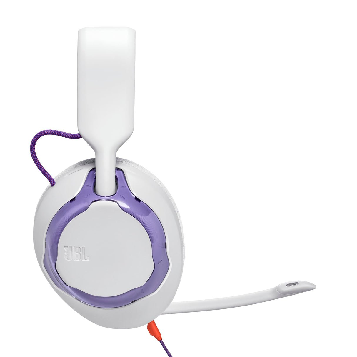 JBL Quantum 250 Auriculares supraaurales de Gaming, con Cable, Sonido Espacial JBL Quantum, micrófono, cancelación de Ruido, compatibles con Apple/PC/Xbox/Playstation/Nintendo Switch, Blanco