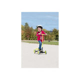 Smoby - Patinete de Madera S-Cruiser - Patinete de 4 Ruedas - Freno Trasero - Manillar Ajustable y Plegable - A Partir de 5 Años - Peso Máximo 50 Kgs