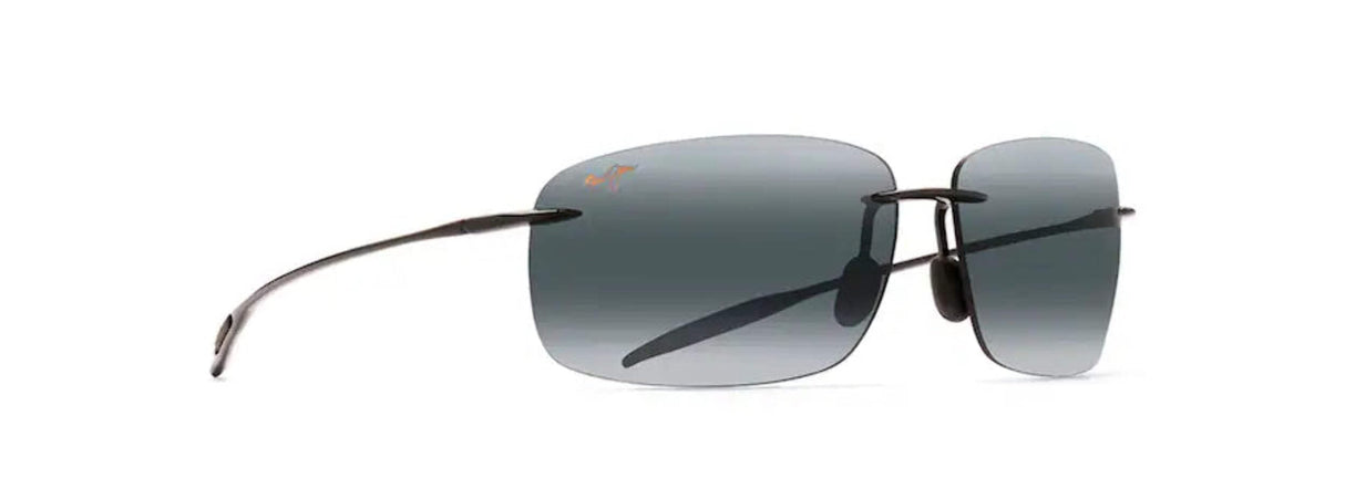 Maui Jim BREAKWALL Gafas, Gloss Black, 63/13/127 Unisex Adultos