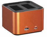 Hähnel - ProCube3 - para Sony - Cargador dúo DSLR - Carga más rápida - Entrada USB Tipo C
