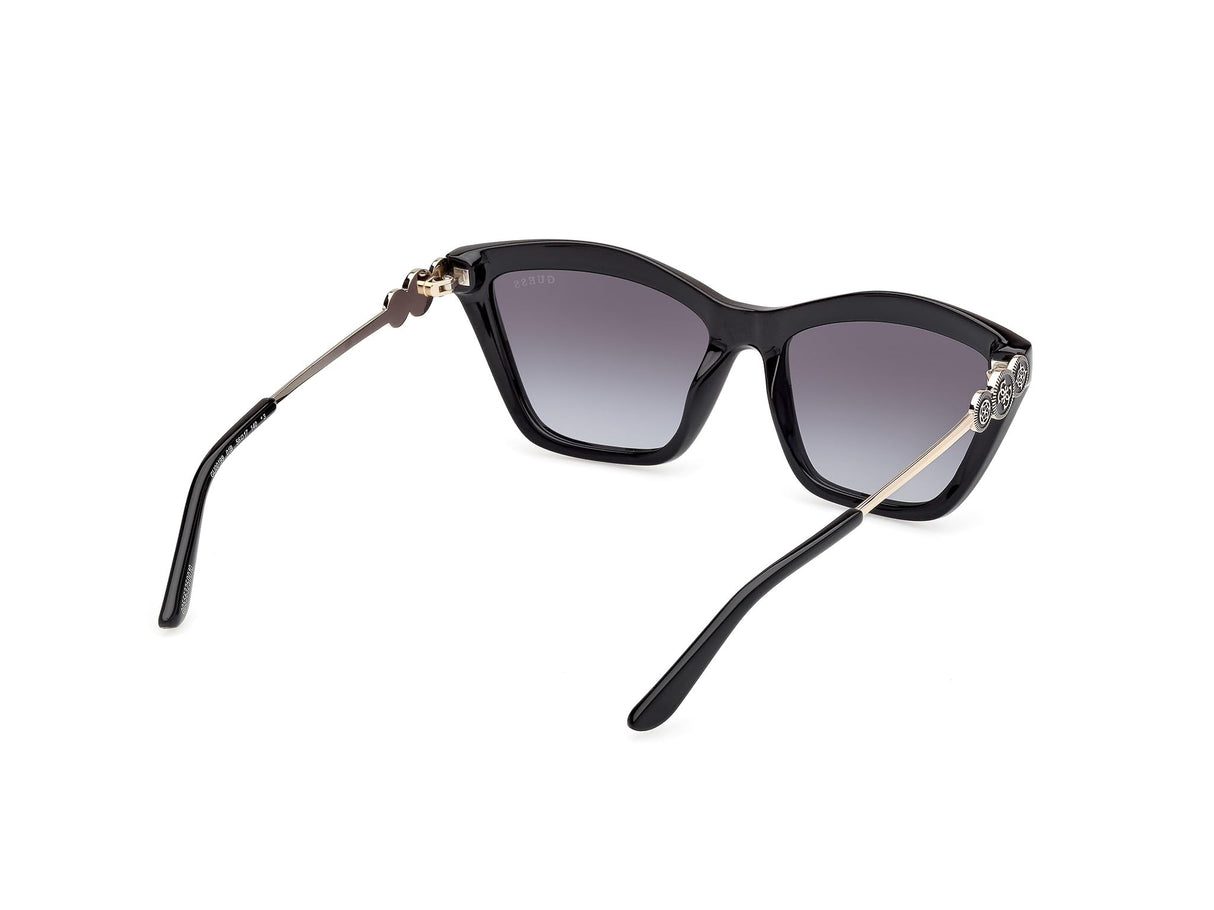 GUESS Gu00199 Gafas, 01b Shiny Black, 56/17/140 para Mujer