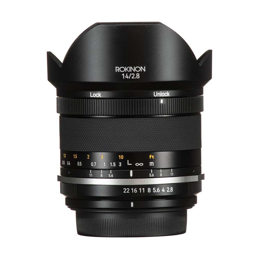 Rokinon Lente Ultra Gran Angular sellada para Canon EF (SE14-C) Serie II de 14 mm F2.8