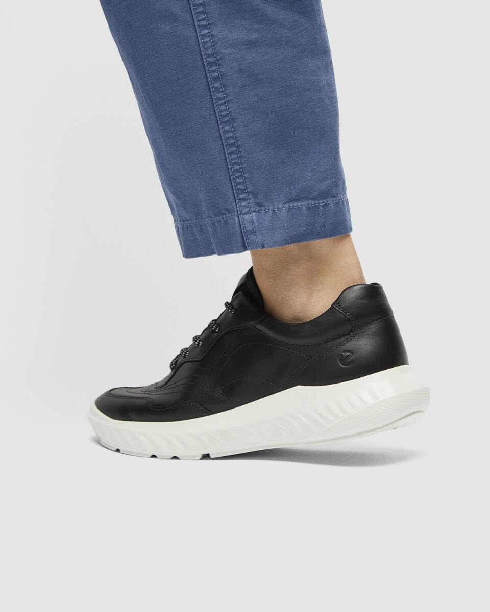 ECCO Zapatillas para Mujer ATH-1FTR W, Color Negro, Talla 39 EU, Negro, 39 EU