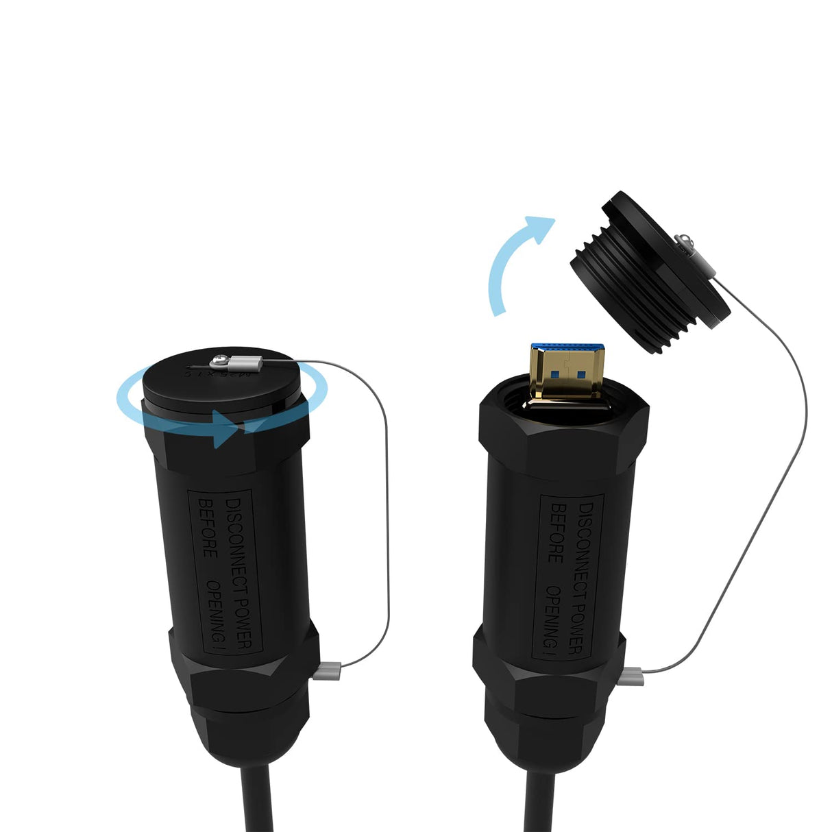 AISENS CABLE HDMI CON ARMADURA 2.1 8K A153-0611 HDMI MACHO HDMI MACHO 20M NEGRO