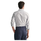 GANT Slim Oxford Banker Stripe Shirt, Persian Blue, M para Hombre