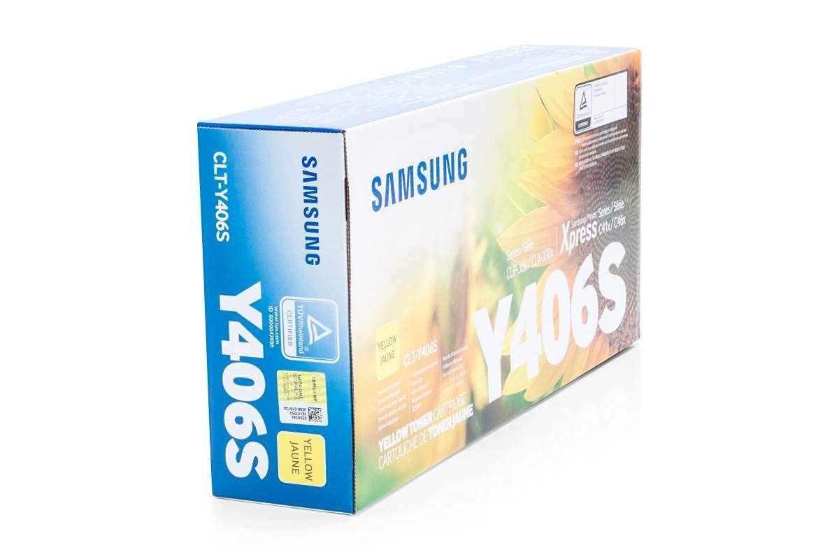 Toner Original.Samsung.Amarillo SU462A para IMPRESORAS Que USEN CLT-Y406S - 1000 PAGINAS - Compatible SEGUN ESPECIFICACIONES Negro
