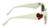 KARL LAGERFELD KL6184S Gafas, White, 53-140-19 Unisex Adulto