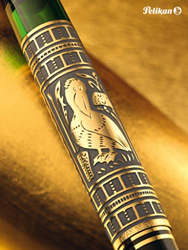 Pelikan M900 Pluma estilográfica TOLEDO 900 plumín EF en estuche regalo. Negro