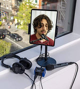 Zoom AMS-22 Interface de audio, 1 entrada XLR/TRS, entrada de línea estéreo, 2 salidas, loopback, monitorización directa, bus-powered, para grabaciones y streaming en PC, Mac, iOS y Android