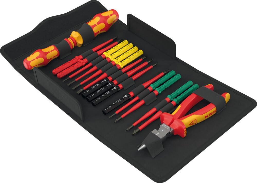 Wera Kraftform Kompakt VDE 17 extra slim 2 Tool Finder, 17 piezas