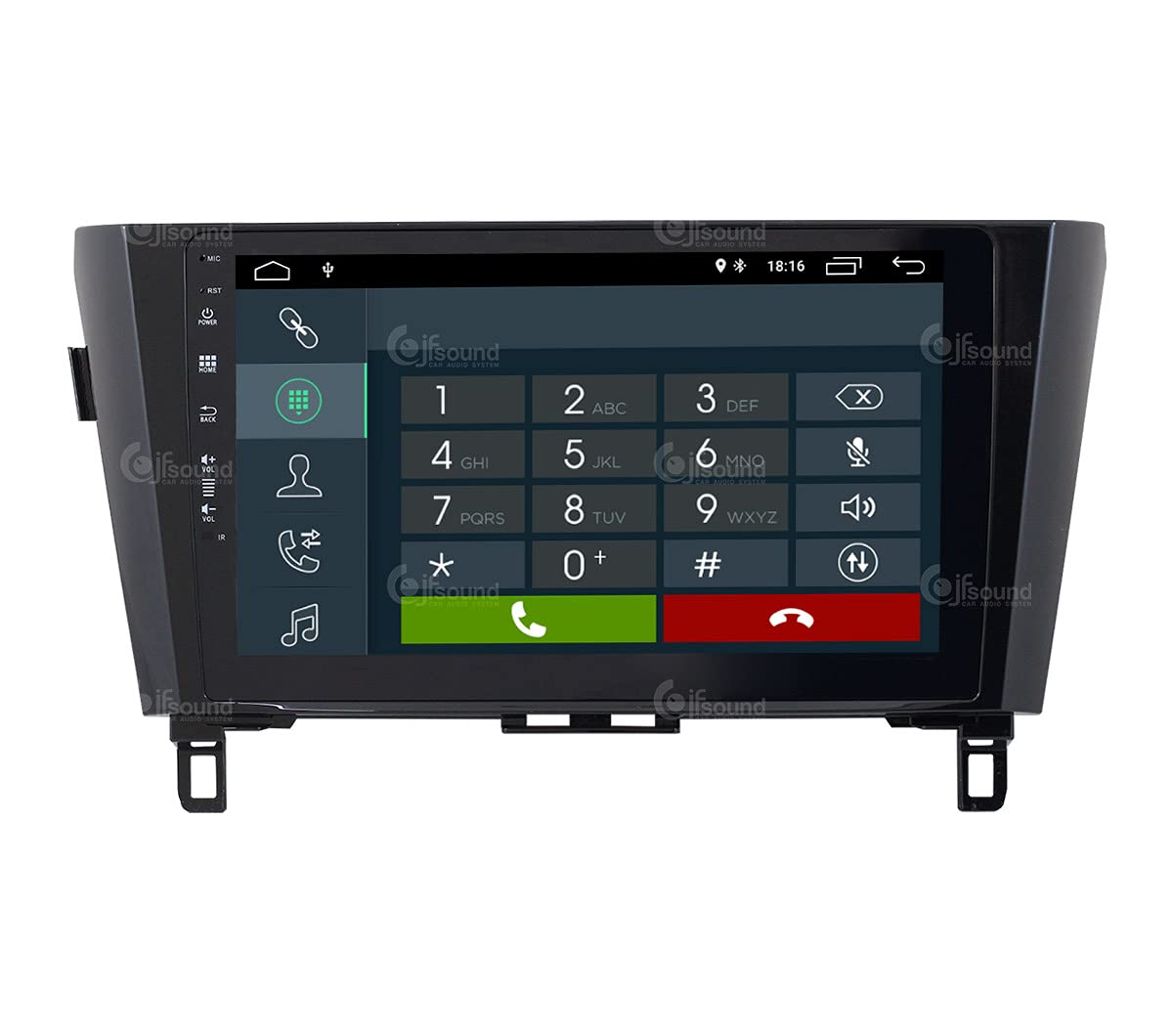 Autorradio de Ajuste Personalizado para Nissan Android GPS Bluetooth WiFi Dab USB Pantalla táctil Full HD 10"