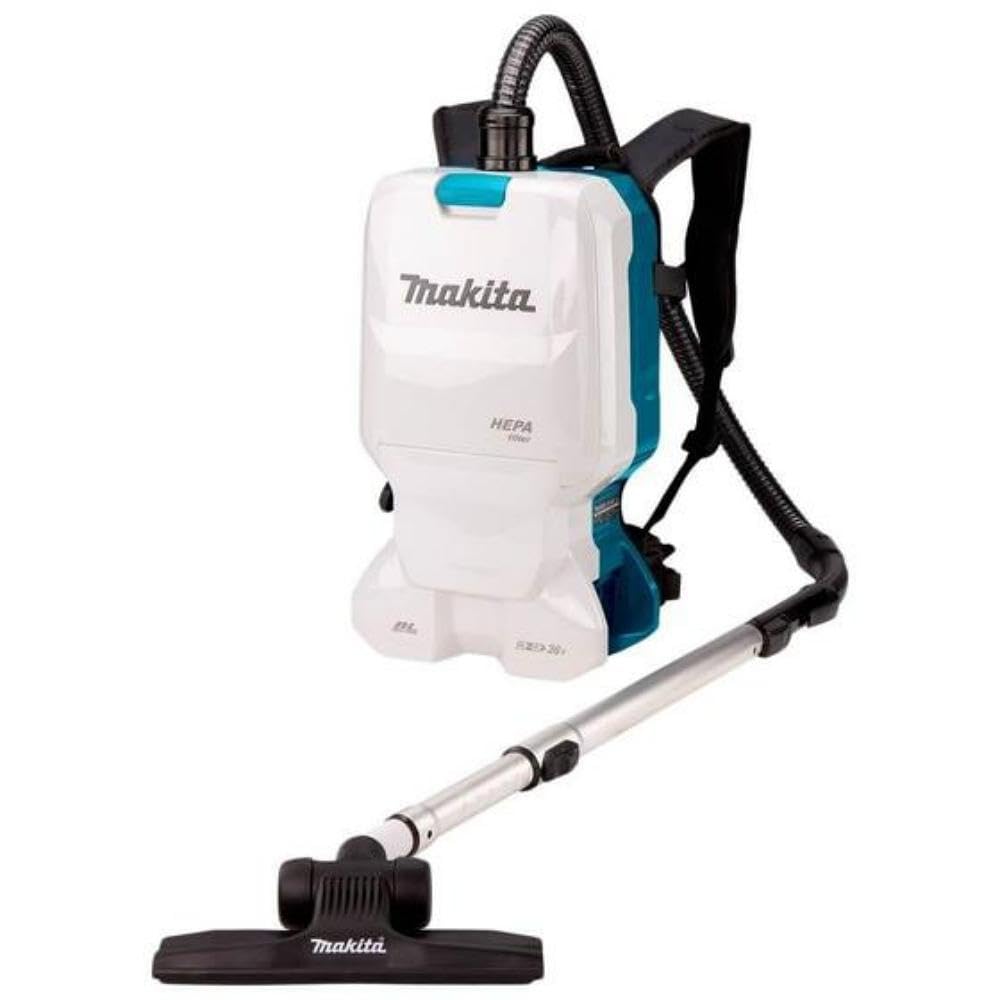 Makita DVC660Z Mochila aspiradora (sin batería y Cargador), 6 litros, Negro