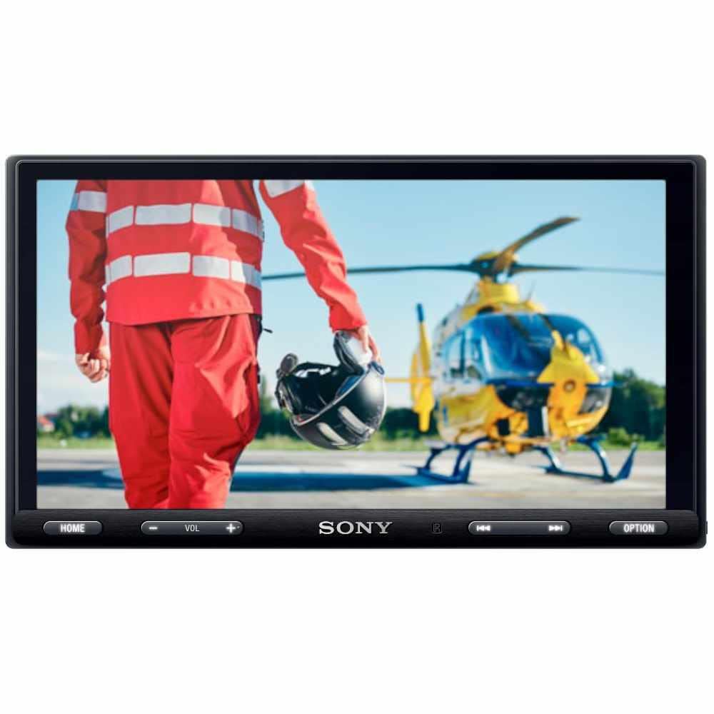 Sony XAV-AX5650 Receptor Multimedia para Coche Dab de 17.6 cm con WebLink Cast, Negro