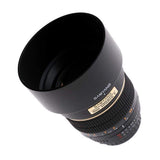 Samyang F1111210101 - Objetivo fotográfico DSLR para Fuji X (Distancia Focal Fija 85mm, Apertura f/1.4-22 AS IF UMC, diámetro Filtro: 72mm), Negro