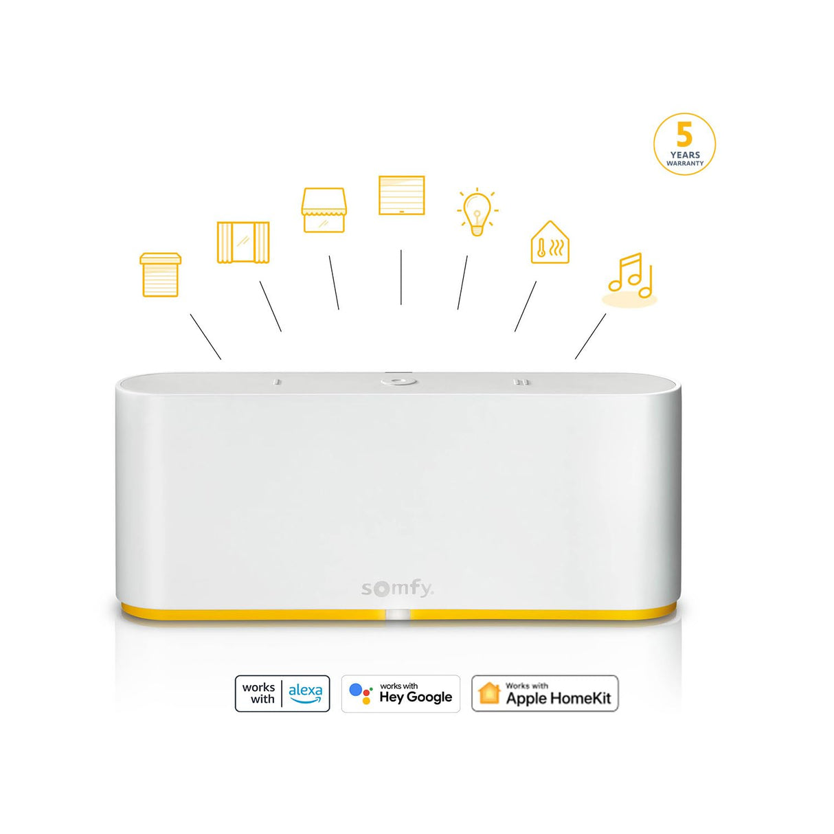 Somfy 1870595 - TaHoma switch - Control inteligente para centralizar y conectar tu vivienda, Color Blanco