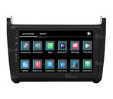 Autorradio de Ajuste Personalizado para Volkswagen Polo Android GPS Bluetooth WiFi Dab USB Pantalla táctil Full HD 9" procesador de 8 núcleos y comandos de Voz