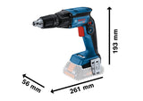 Bosch Professional 18V System GTB 18V-45 - Atornillador a batería para construcción en seco (0-4500 rpm, sin batería, en L-BOXX)