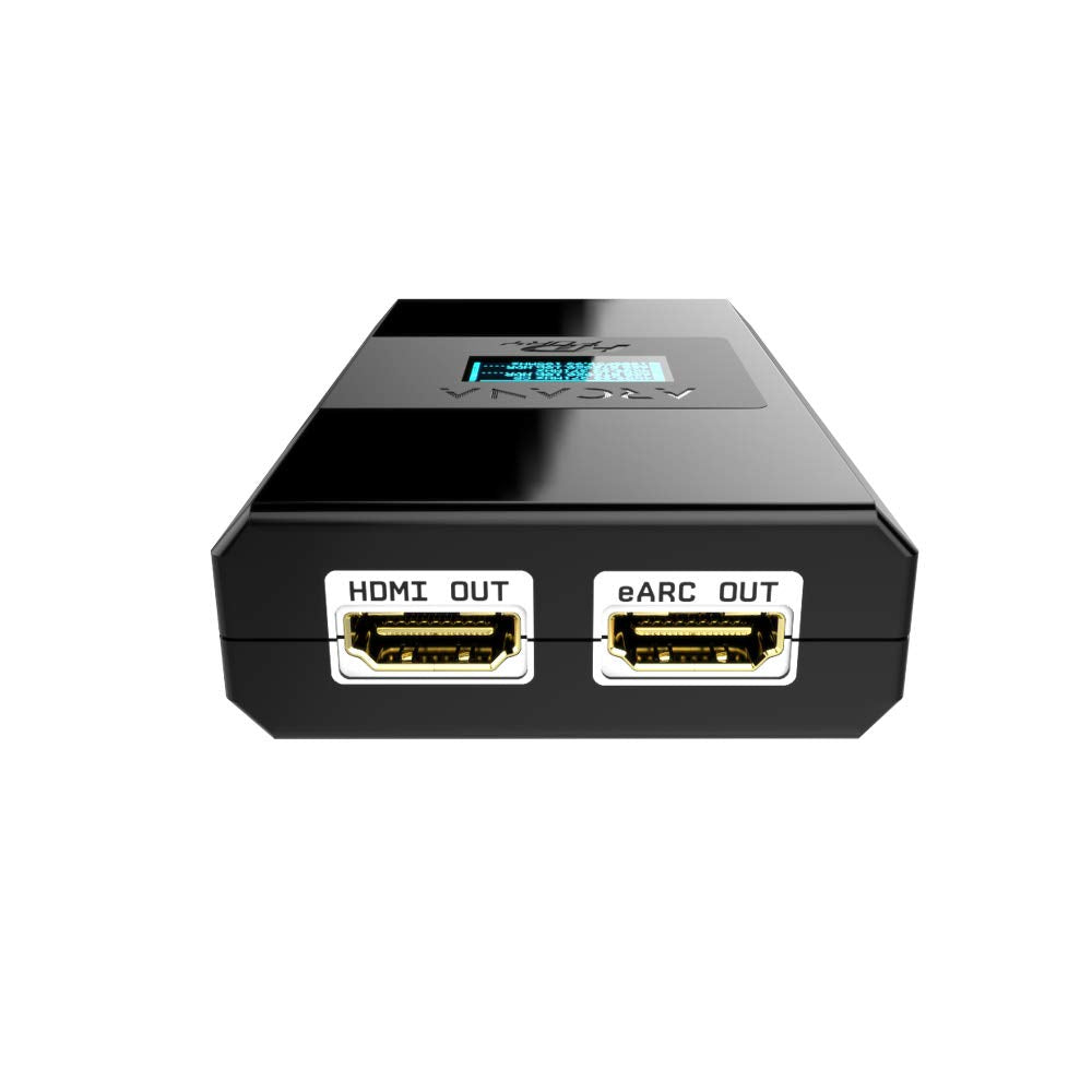 HDFury Arcana HDF0160, escalador HDMI y adaptador eARC, compatible con todos los formatos de audio, con opción de escalado, conversor para fuentes HDMI y sistemas de sonido eARC