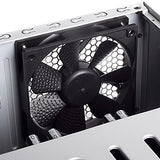 SilverStone SST-DS380 - Carcasa de ordenador de almacenamiento Mini-ITX con puerta, negro
