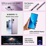 Xiaomi 2201123G 12 Smartphone Pantalla de 6.28” 120Hz AMOLED, Snapdragon 8 Gen 1, Triple Cámara de 50MP+13MP+5MP, 4500mAh, Color Gris, 8 + 128 GB