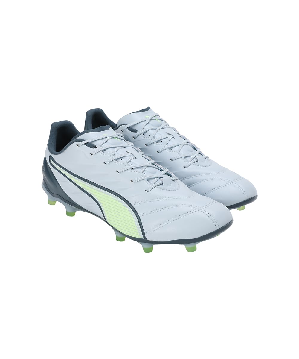 PUMA King Pro FG/AG, Zapatillas de Fútbol Unisex Adulto, Frosted Dew Fizzy Apple Gray Skies, 45 EU