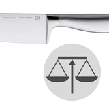 WMF Grand Gourmet - Cuchillo de Chef Chino de 31,5 cm con Hoja Insertada de Acero Templado Completamente Forjado de 18,5 cm