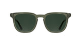 Calvin Klein Men's Sunglasses CK25536S - Transparent Khaki with Solid Green Lens
