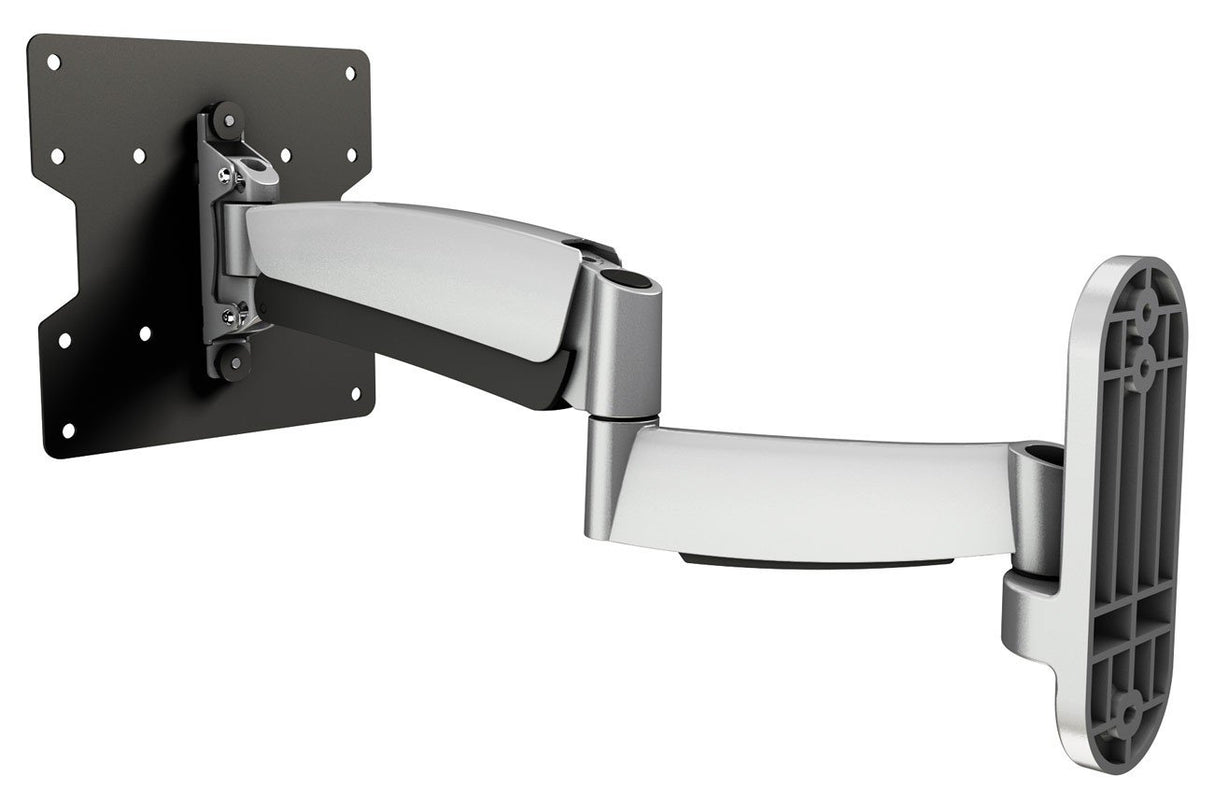 RICOO Soporte TV Pared Giratorio Inclinable Televisión 27-47" (69-119cm) #S2722 Brazo Universal Televisor LED/LCD VESA 100x100 200x200 Plata
