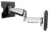 RICOO Soporte TV Pared Giratorio Inclinable Televisión 27-47" (69-119cm) #S2722 Brazo Universal Televisor LED/LCD VESA 100x100 200x200 Plata