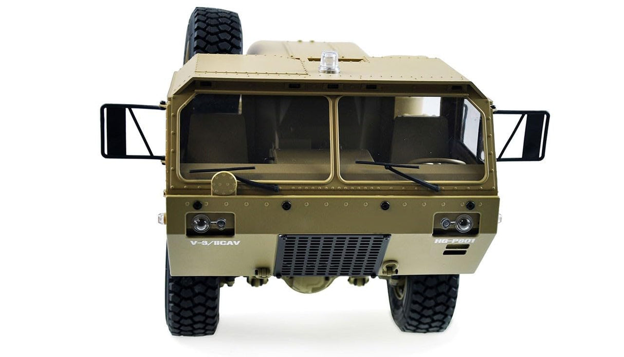 Amewi- U.S. Camión Militar V2 8 x 8 1:12 Tractor Color Arena Lkw Estampado (22436)