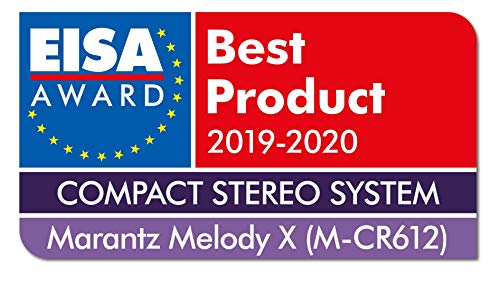 Marantz Professional, Sistema de Audio con Streamer Melody X (M-Cr612), Color Plata Oro