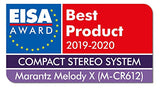 Marantz Professional, Sistema de Audio con Streamer Melody X (M-Cr612), Color Plata Oro
