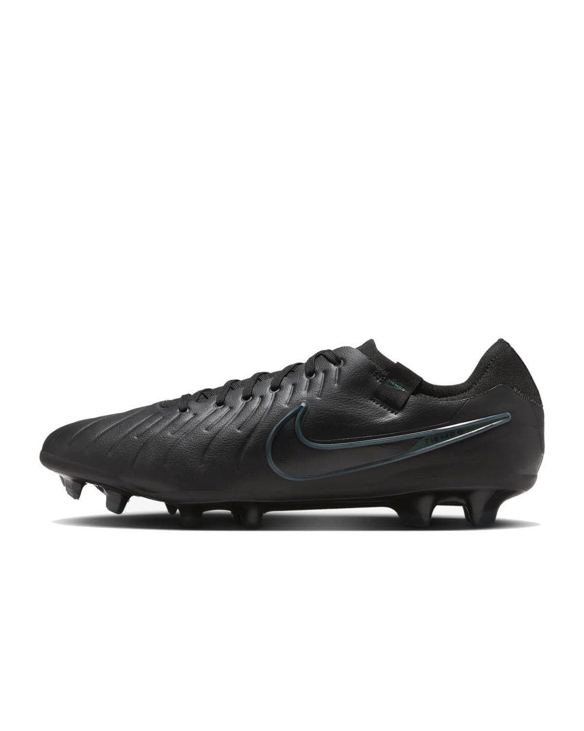 Nike Legend 10 Pro FG, Zapatillas de fútbol Hombre, Black/Black/Deep Jungle, 41 EU