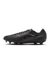 Nike Legend 10 Pro FG, Zapatillas de fútbol Hombre, Black/Black/Deep Jungle, 41 EU