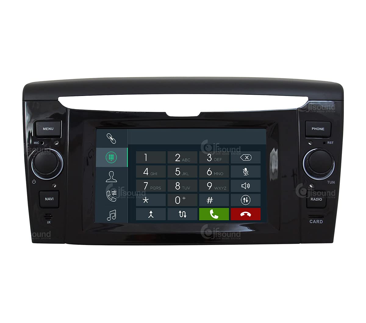 Autorradio de Ajuste Personalizado para Lancia Ypsilon Android GPS Bluetooth WiFi Dab USB Pantalla táctil Full HD 6,2" procesador de 8 núcleos y comandos de Voz