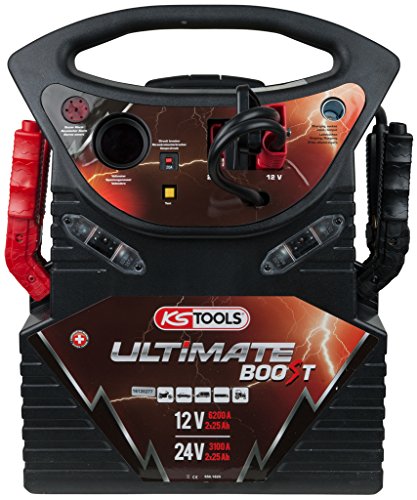 KS Tools 550.1825 Batería de arranque de 12 V + 24 V - arrancador portátil de 2340 A