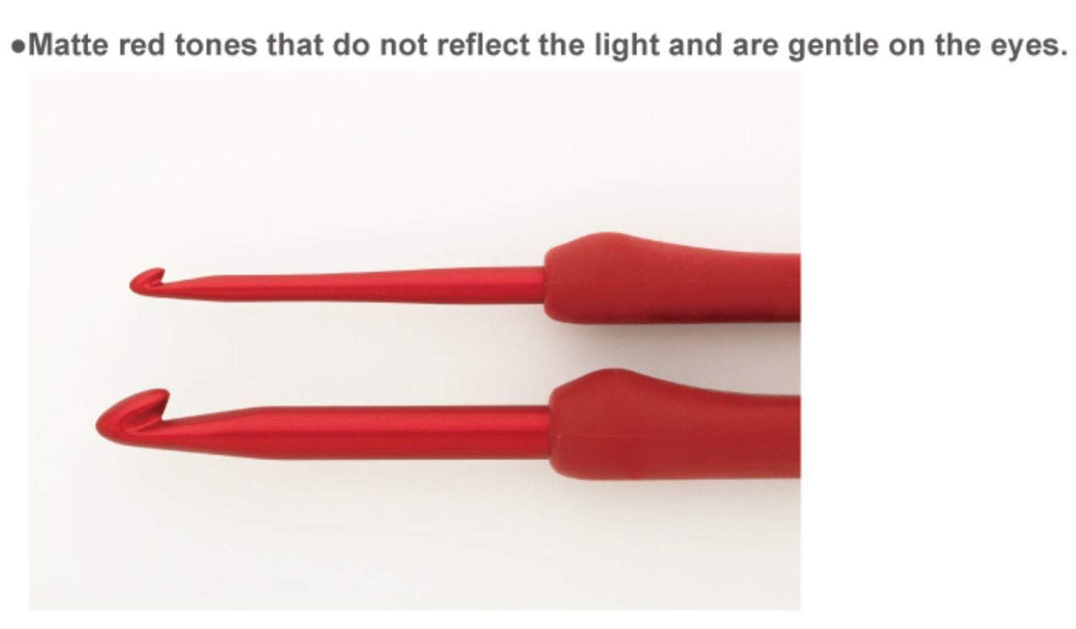 Tulip - Tulip Etimo Red Softgrip Crochet Hook Set - 1 Unidad
