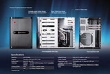SilverStone SST-DS380 - Carcasa de ordenador de almacenamiento Mini-ITX con puerta, negro