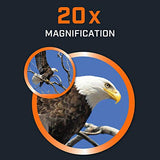 Bushnell - Powerview 2 - Prismáticos - 20x50 - Prisma Porro - Chasis metálico de Aluminio - Multicoated - Armadura de Goma - Observación de Aves - Viajar - Sports - En el Exterior - PWV2050