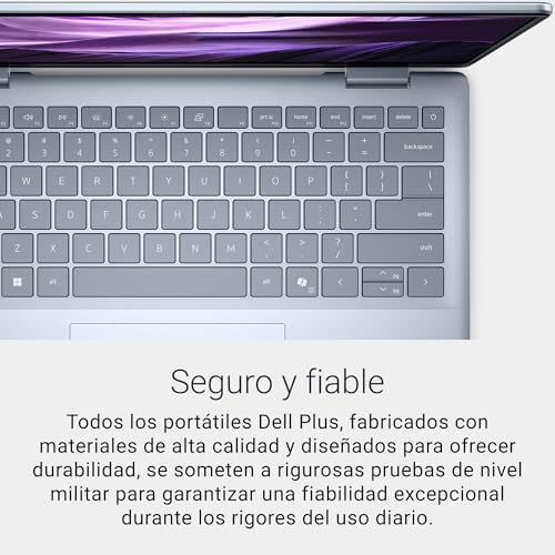 Dell 14 Plus Copilot+ DB14250 Ordenador portátil – 14" 2.5K 16:10 (2560x1600), Intel Core Ultra 7 Series 2, Intel ARC, 32 GB RAM, 1 TB SSD, Windows 11 Pro, Teclado retroiluminado QWERTY, Ice Blue