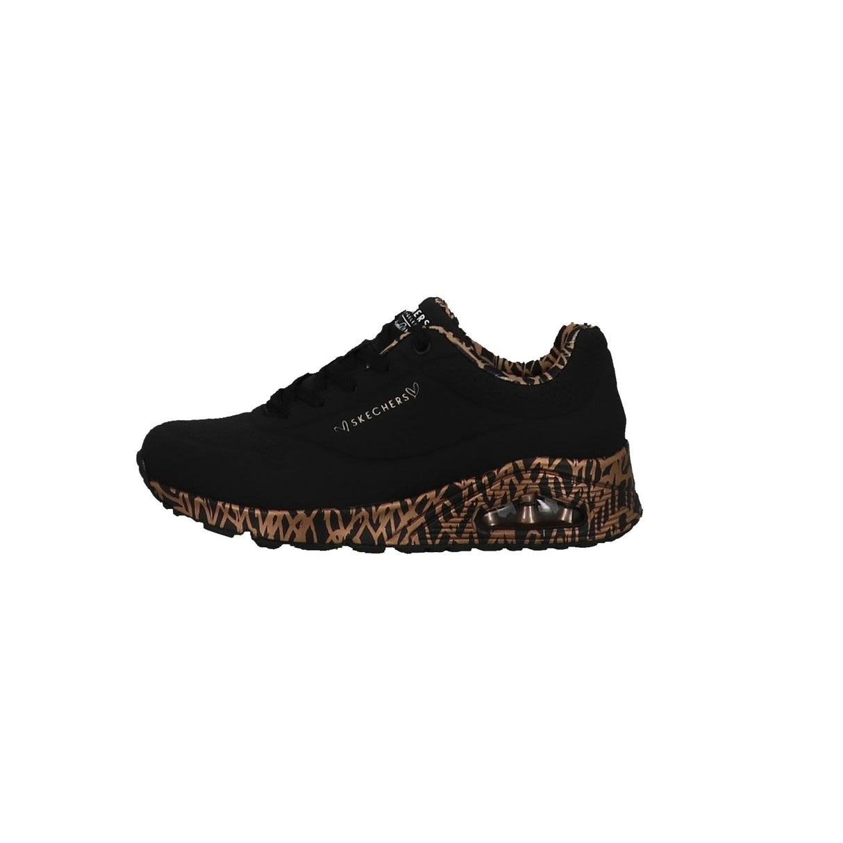Skechers Uno Loving Love, Zapatillas Mujer, Negro 01, 38.5 EU