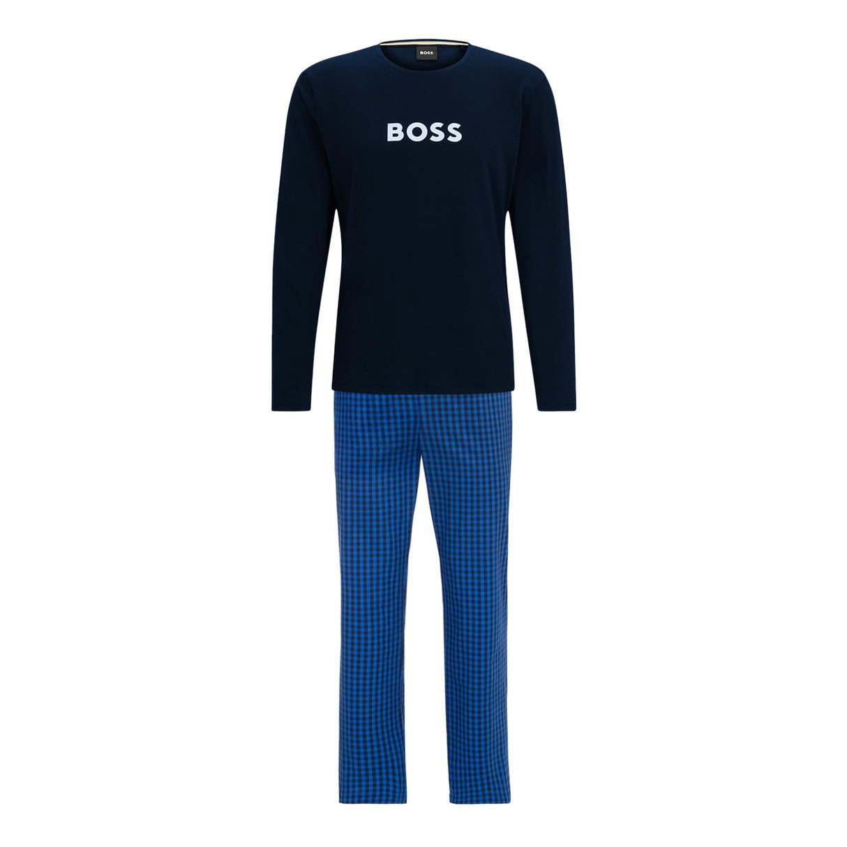 BOSS Easy Long Set Conjunto de Pijama, Bright Blue434, S para Hombre