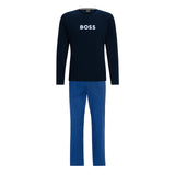 BOSS Easy Long Set Conjunto de Pijama, Bright Blue434, S para Hombre