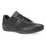 Geox U Wells A, Sneakers para Hombre, Negro (Black), 41 EU