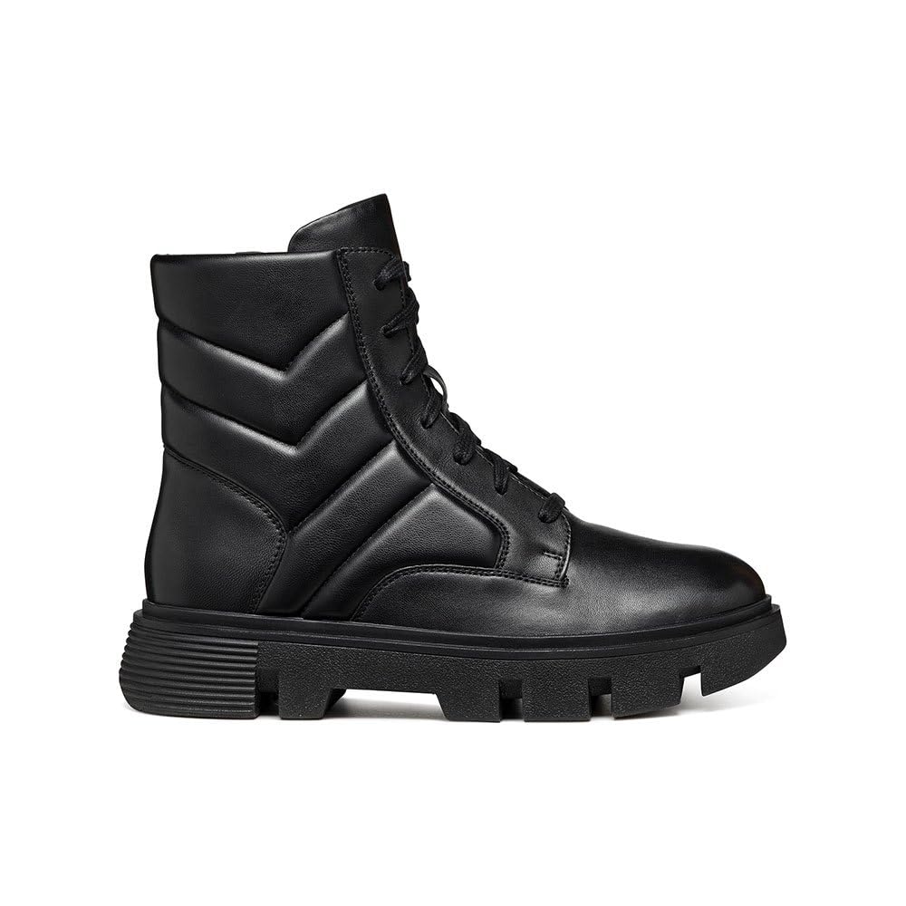 Geox D Vilde A, Bota de Tobillo Mujer, Negro, 40 EU